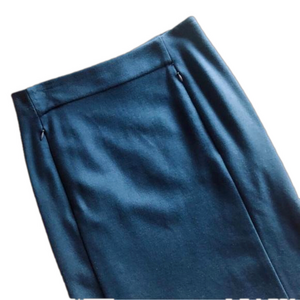 Diane von Furstenberg NEW pencil skirt navy blue "New Koto" jersey knit size 6